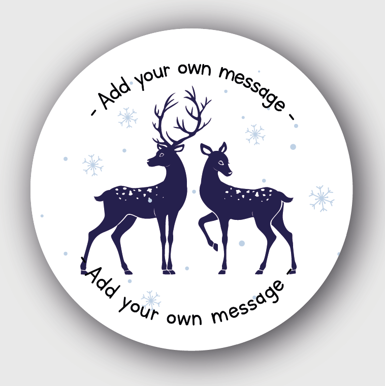24 Personalised Christmas Stickers SS29